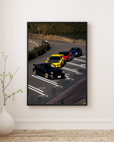 JDM car crew poster
