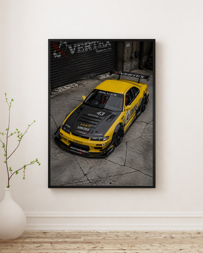 Nissan S14 Silva poster